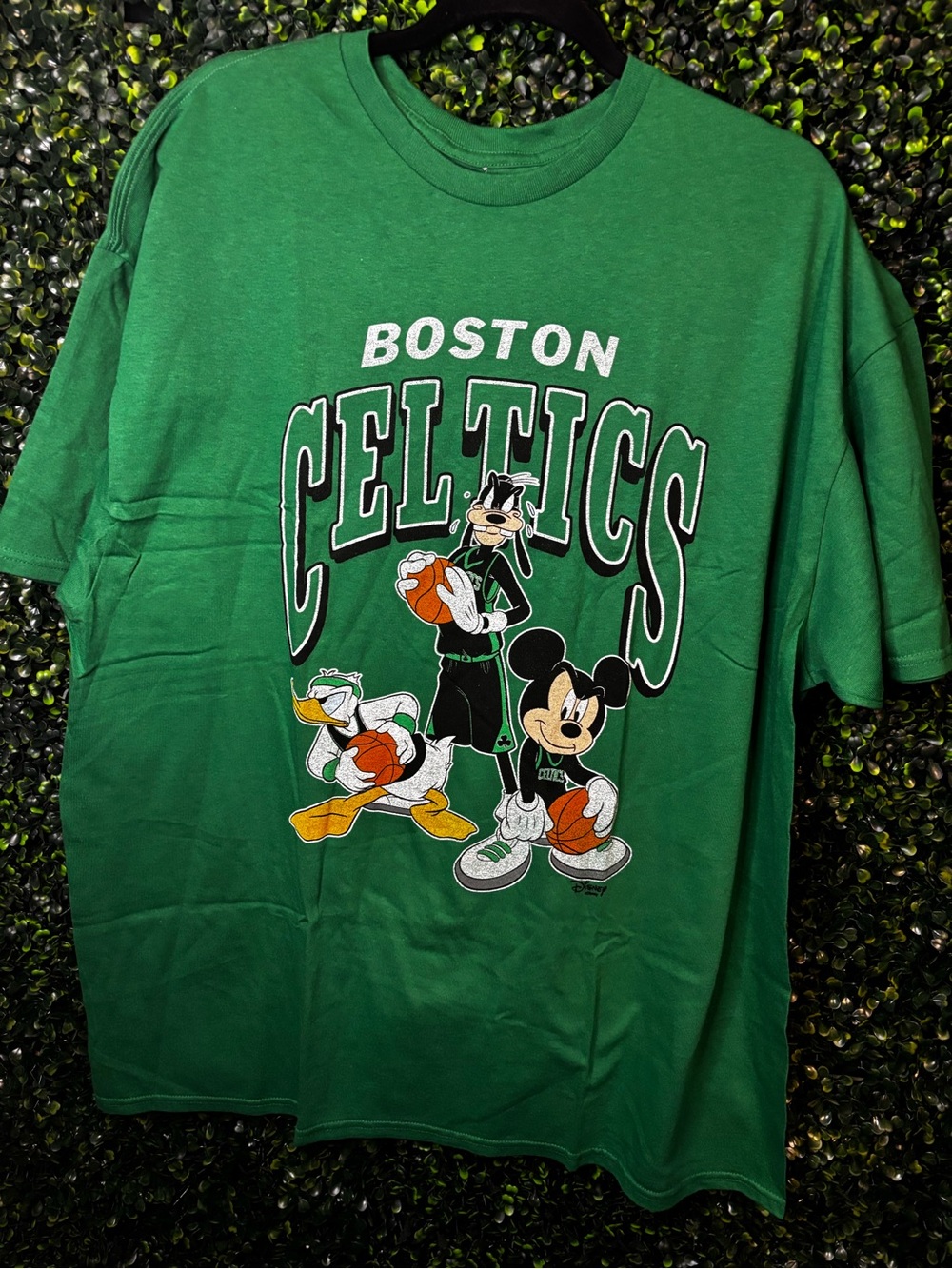 Junk Food Clothing Green Boston Celtics Disney Graphic Tee